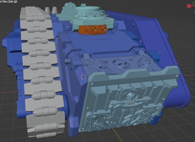 Land Raider SPARTAN Space Marine Ultramarine Heresy Of Horus Primaris FirstBorn Laser Cannon Legion Fukin_GW