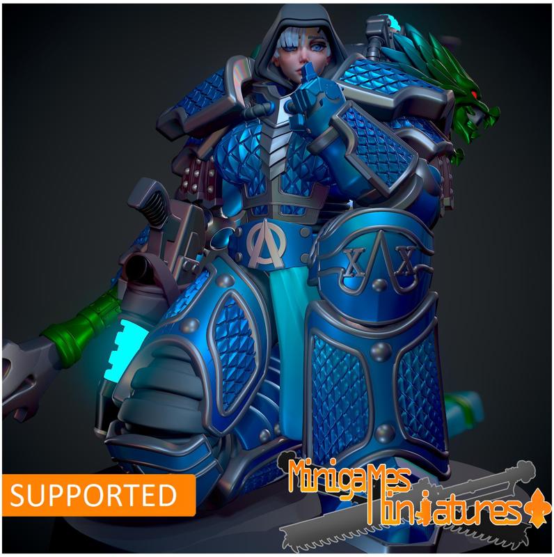 Alpharia waifu anime figurine