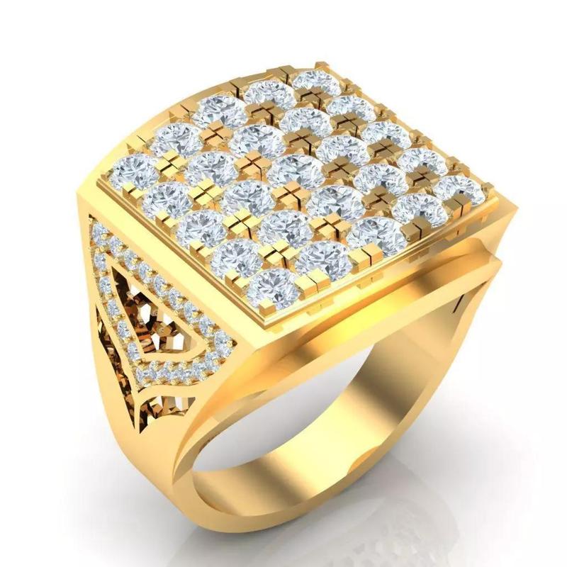 Diamond Man Ring Jewelry 1MR038