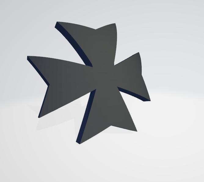 Black Templars Space Marine Icon Moulded 'Hard Transfer'