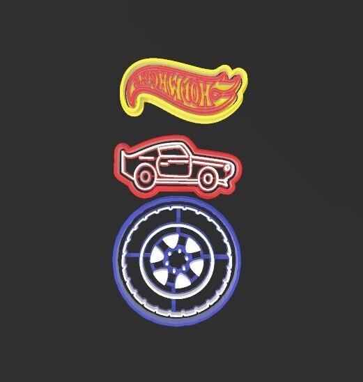 HOTWHEELS, cutting set 60mm