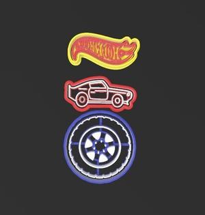 HOTWHEELS, cutting set 60mm