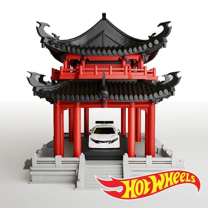 Hot Wheels Asian Temple
