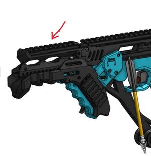 VQR short barrel with RIS rail for SAG2