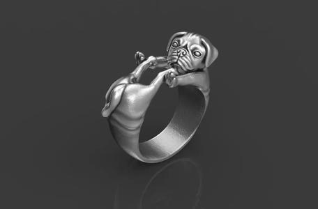 Ring Dog Pug