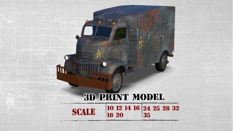 Printable Body Truck 41 46 Coe Jeepers Creepers STL file