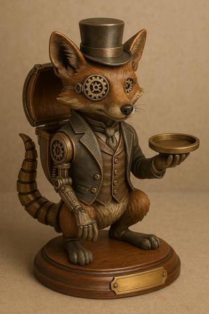 Steampunk Fox Guardian