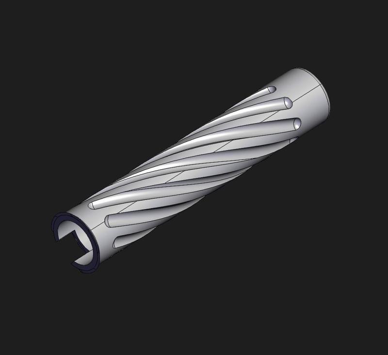 Glock G17 Twisted outer barrel