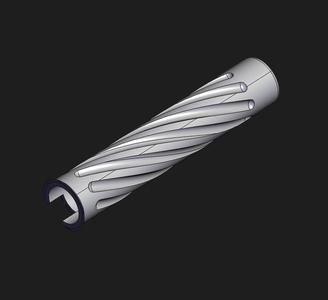 Glock G17 Twisted outer barrel