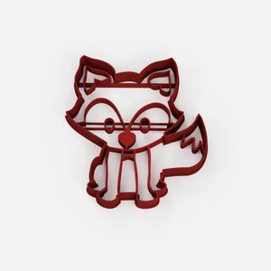 Forest fox cookie cutter
