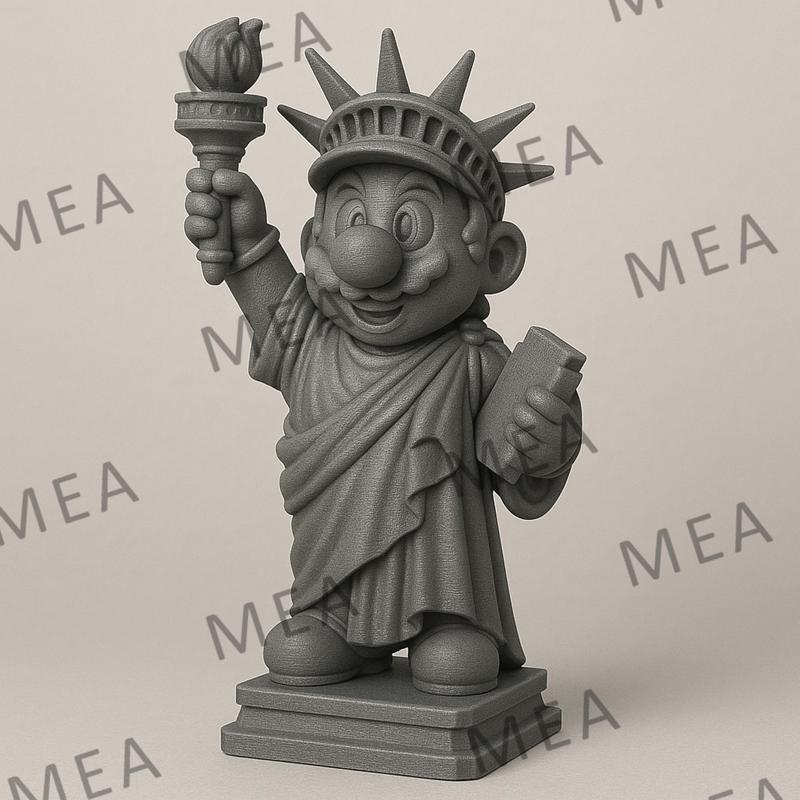 Mario Statue of Liberty