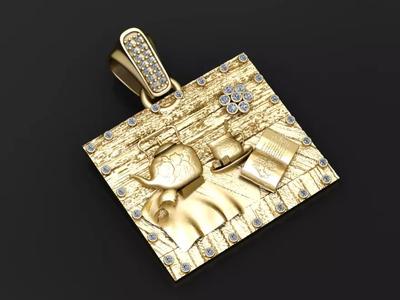 Golden Tea-Time Pendant