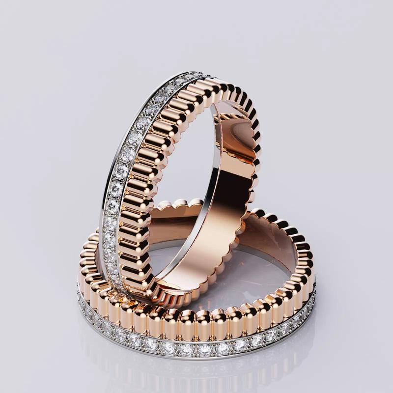 Quatre radiant edition wedding band style