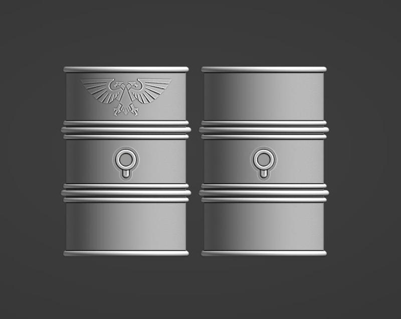 Oil Barrel scatter terrain