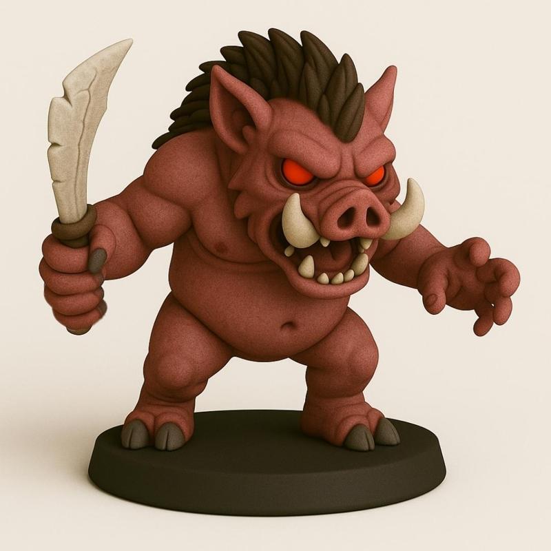 Chibi Creatures - Mutant Boar