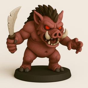Chibi Creatures - Mutant Boar