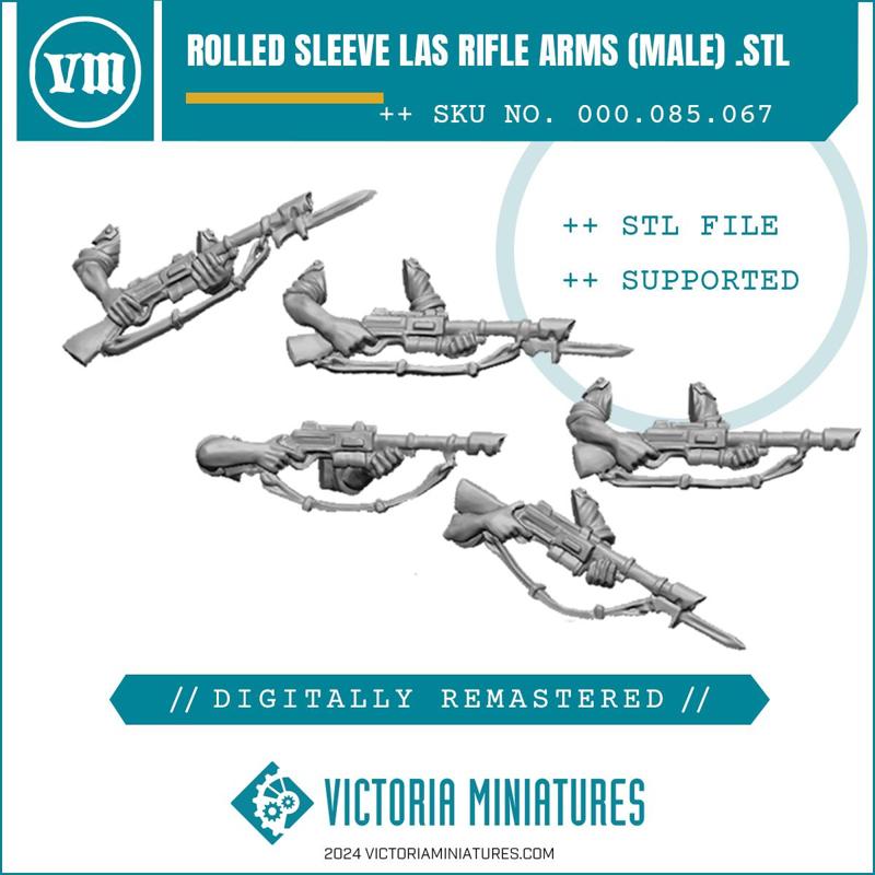 Rolled Sleeve Las Rifle Arms Male