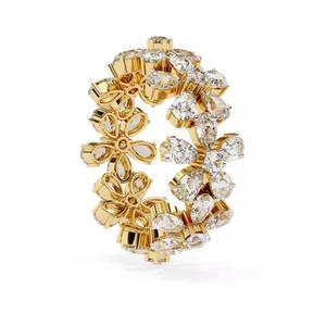 Printable 3D jewelry model of Solitaire Lady Ring with Diamond