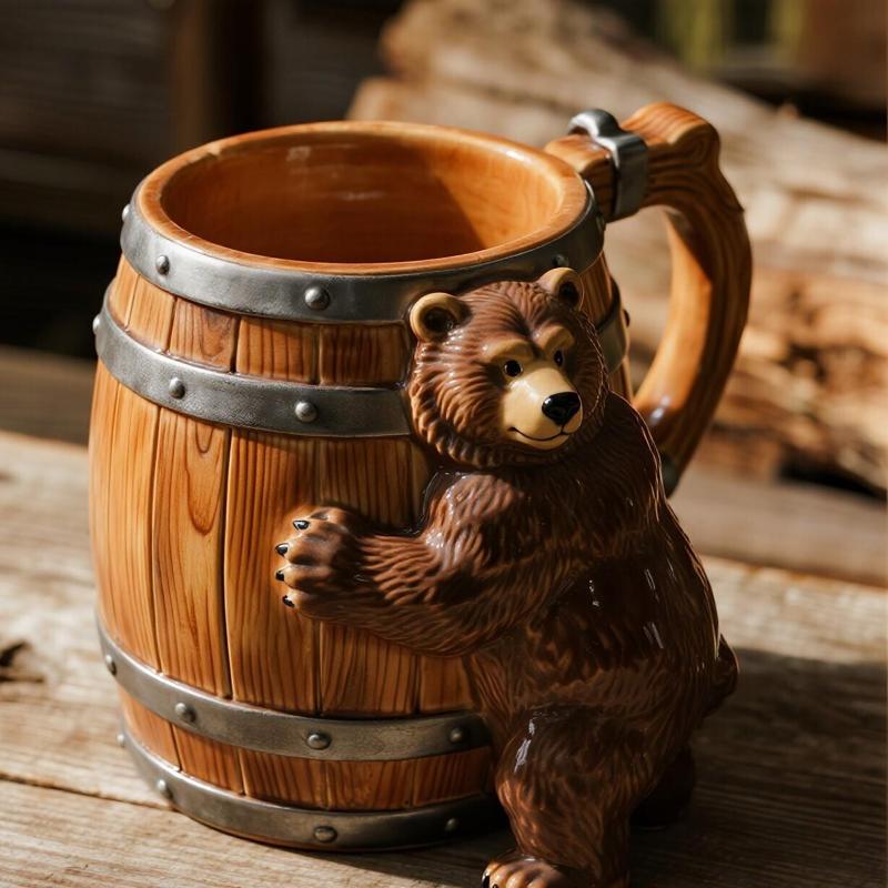 Bear Hug Barrel Mug