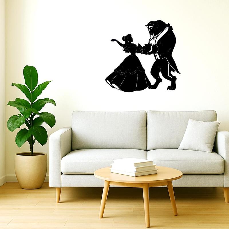 beauty and the beast wall decor