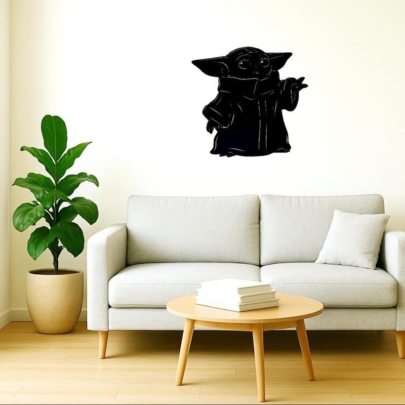 star wars grogu wall decoration
