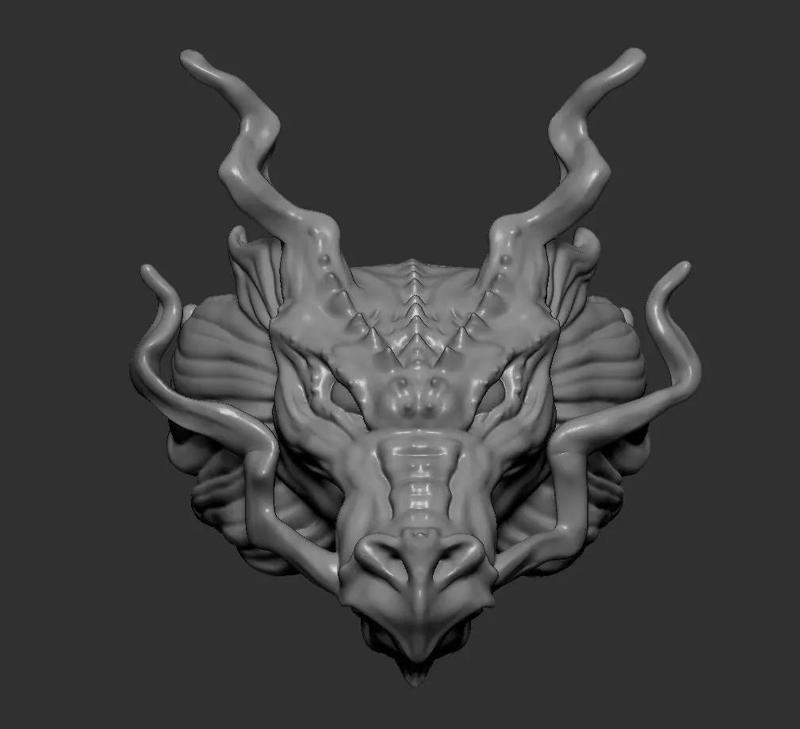 head dragon ring Chinese Zodiac