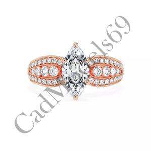 Engagement Ring45 3DM Model with 28 IMAGES and 7 VIDEOS