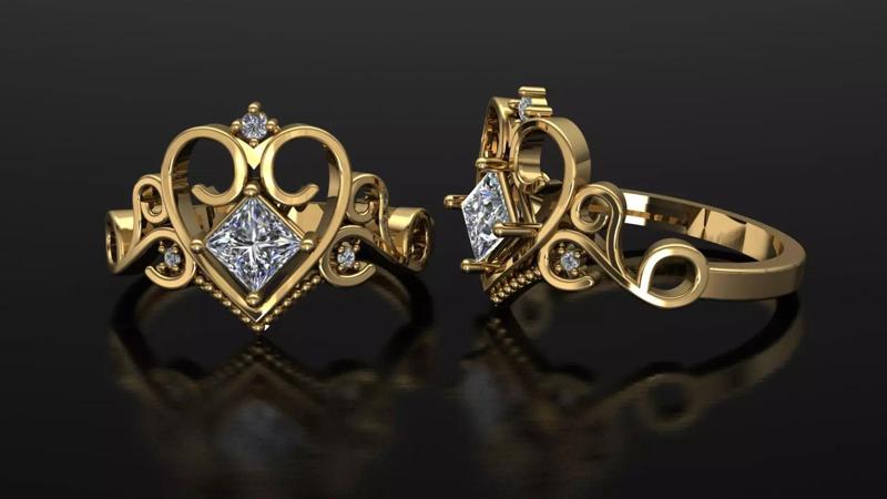 Heart Princess Ring