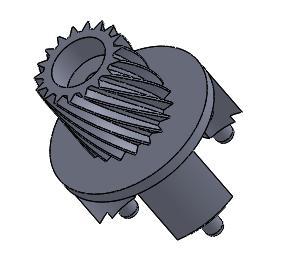 Gears for PEUGEOT and CITRÖEN handbrakes