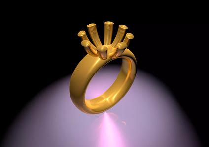 Jewelry Ring Lotos 10