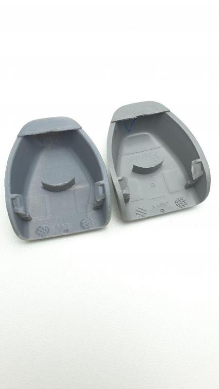 OEM Toyota Front Seat Belt Retractor Lower Bolt Cover Trim Gray 73233-AA010