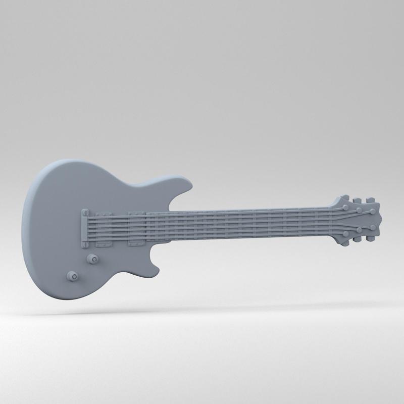 Electric Guitar | 3D Print File | Electric Guitar 04