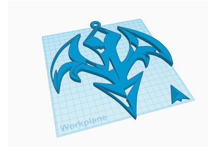 Shark YuGiOh Zexal necklace