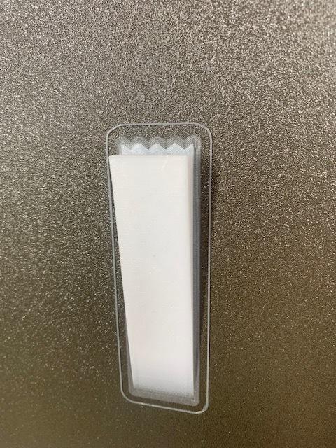 Canvas hanger for adhesive strips 3M