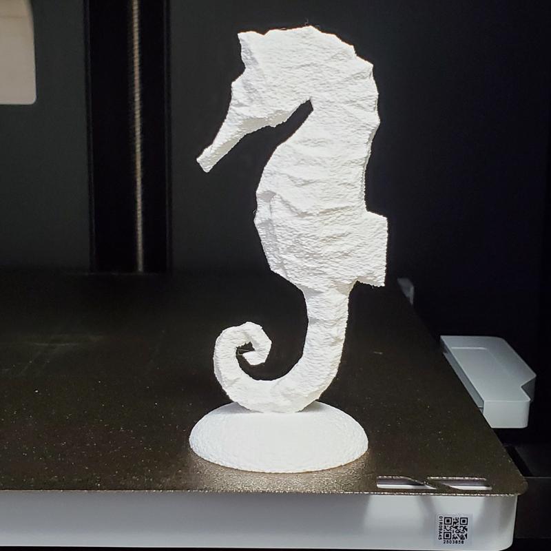 Low Poly Seahorse