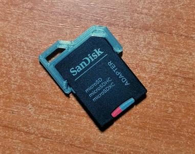 SD Card Holder Folder Keychain Accessory 