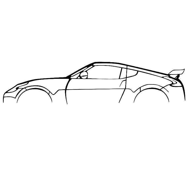 Nissan 370Z Silhouette Wall art