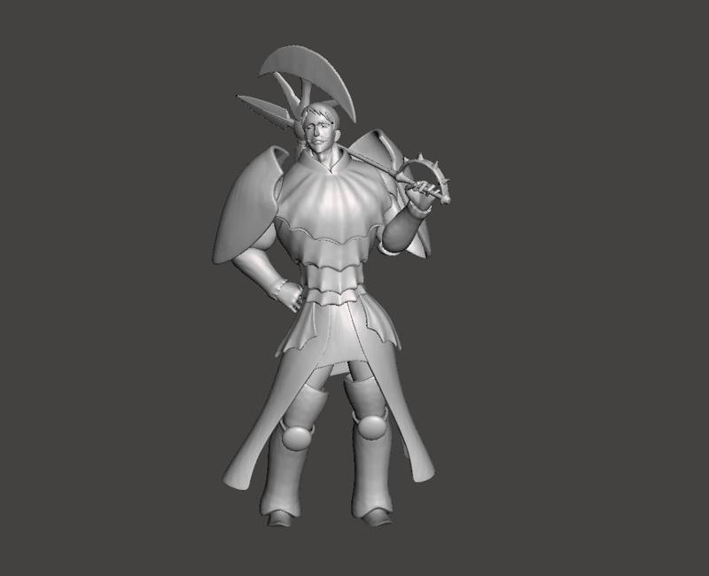 Escanor Armor 3D Model