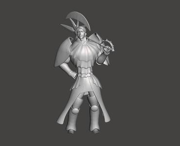 Escanor Armor 3D Model