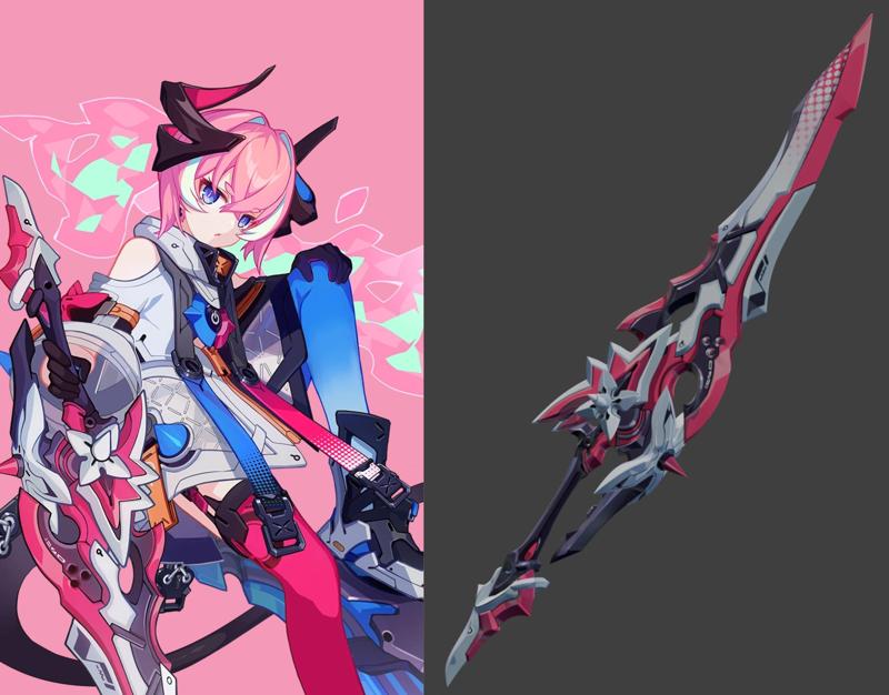 Delta - Honkai Impact 3rd - Sleeper's Dream Weapon - Cosplay Prop - STL 3D Print Files
