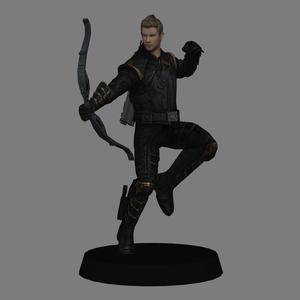 Hawkeye - Avengers Endgame LOW POLYGONS AND NEW EDITION
