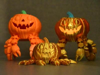 Halloween Pumpkin Crab