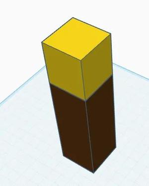 minecraft torch (easy print)   