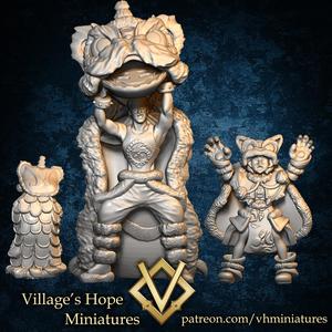 Lion dancer duo