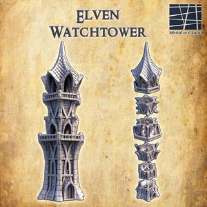 Elven Watchtower - Tabletop Terrain - 28 MM