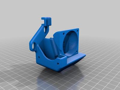 Jayo S8 Plus Fang Fan Shroud for Stock 4010 Fan and Blower