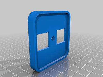 2xFiber outlet cover for Merten series