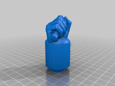 fridge magnet fist