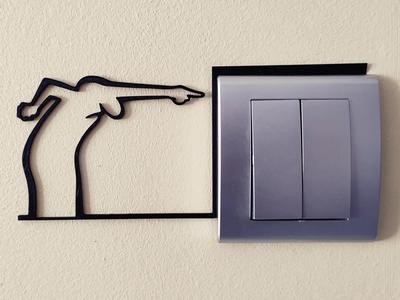 Funny Light Switch Gadget – La Linea Balum 46   