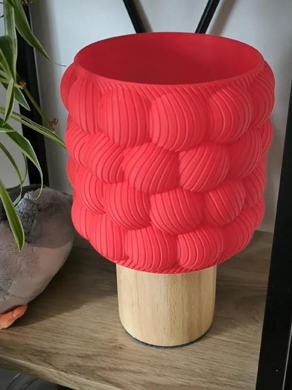 Himbeer Lampenschirm   